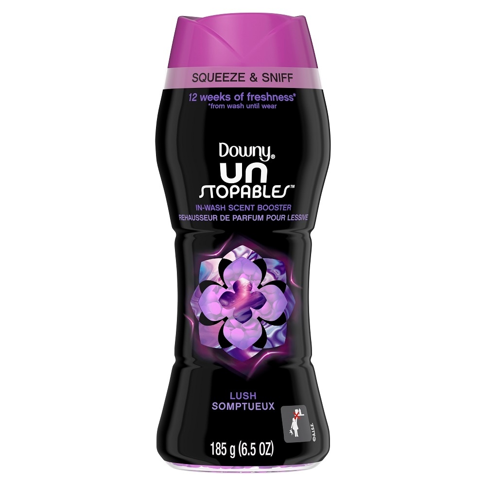 slide 1 of 1, Downy Unstopables In-Wash Scent Booster Beads, Lush, 5.7 Oz, 6.5 oz