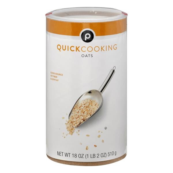 slide 1 of 1, Publix Oats, Quick Cooking, 18 oz