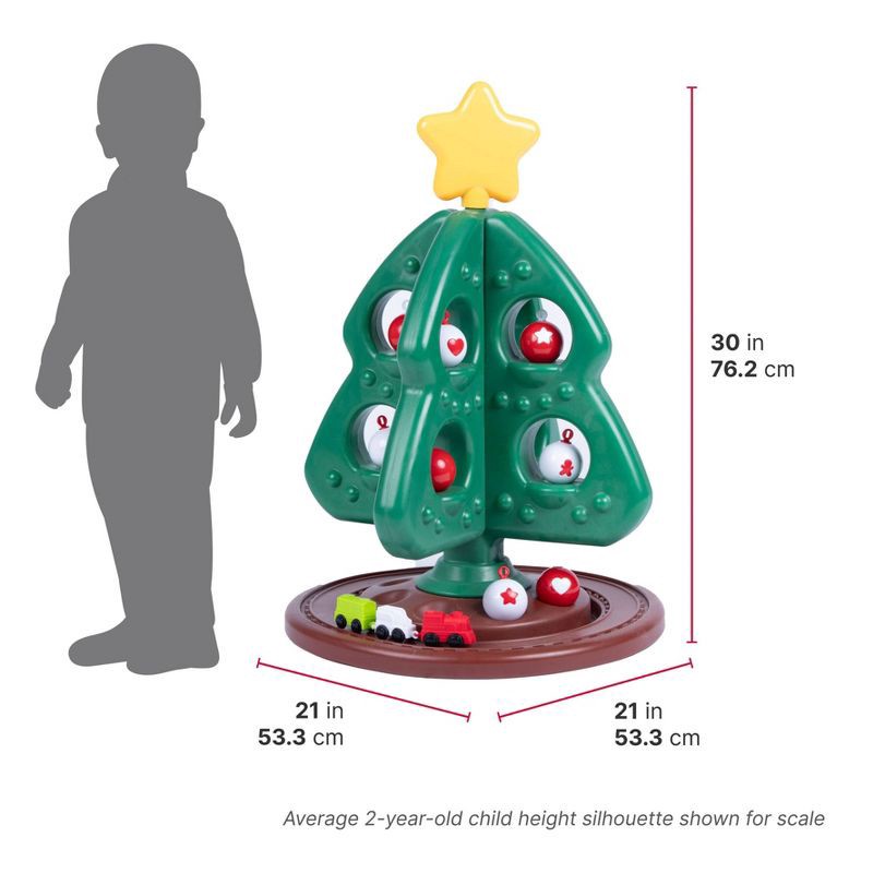 slide 4 of 5, Step2 My First Christmas Tree: Educational Creativity Toy for Toddlers, 1 ct