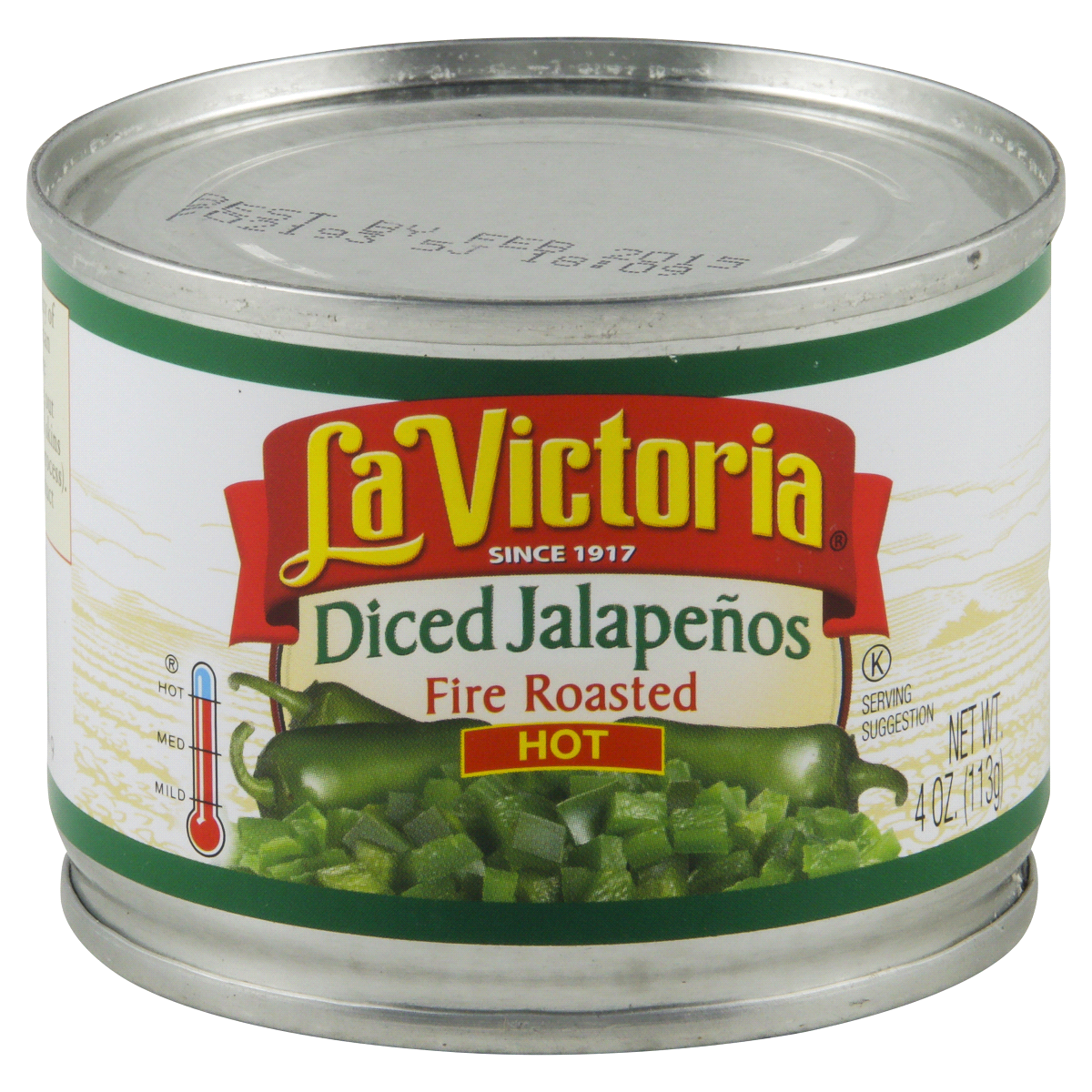 slide 1 of 4, La Victoria Fire Roasted Diced Jalapenos, 4 oz