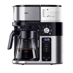 Braun MultiServe Plus 10-Cup Pod Free Drip Coffee Maker, 7 Brew Sizes / Hot & Cold Brew, KF9250BK: Stainless Steel, Electric, Dishwasher-Safe