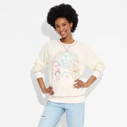 Women's Care Bears Graphic Sweatshirt - Off-White XL