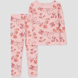 Carter's Just One You® Toddler Girls' 2pc Long Sleeve Floral Pajama Set - Pink 4T