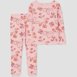 Carter's Just One You® Toddler Girls' 2pc Long Sleeve Floral Pajama Set - Pink 4T