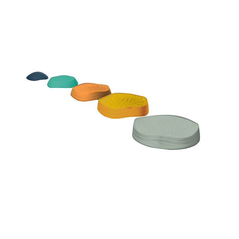 slide 1 of 3, Playtopia Stacking Stepping Stones Play Equipment - 5pc: Creative Thinking Toy for Ages 3+, 5 ct