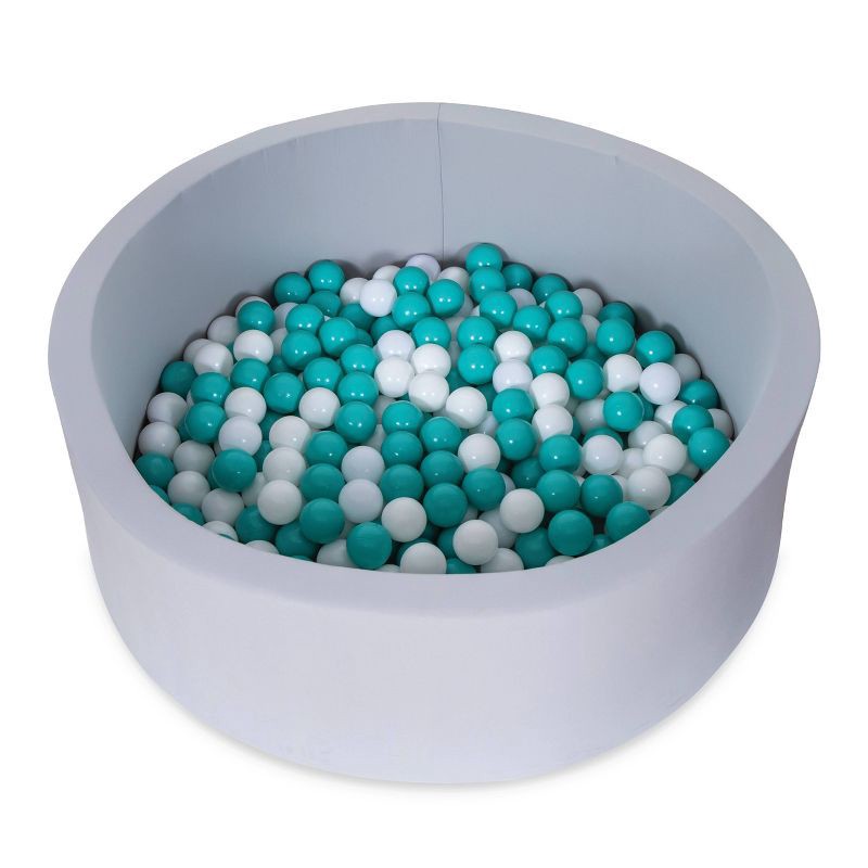 slide 1 of 5, Playtopia 36'' Foam Ball Pit with 250 ct Ball: Develops Gross Motor Skills, 250 ct