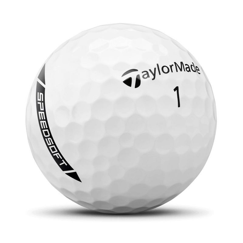 slide 2 of 4, TaylorMade Speed Soft Golf Balls 12bp - White, 1 ct