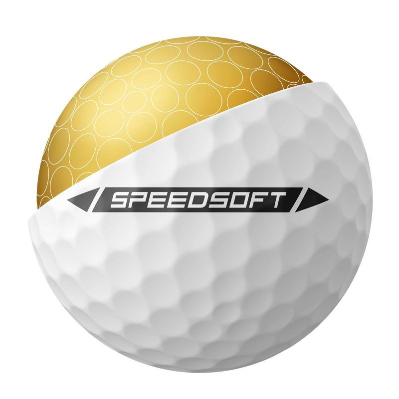 slide 3 of 4, TaylorMade Speed Soft Golf Balls 12bp - White, 1 ct