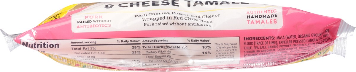 slide 4 of 9, Tucson Tamale Tuscan Tamale Tucson Tamale Tamale, Chorizo & Cheese, 5 oz