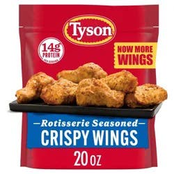 Tyson Rotisserie Seasoned Restaurant Style Crispy Wings - Frozen - 20oz