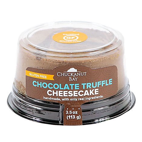 slide 1 of 1, Chuckanut Bay Chocolate Truffle Cheesecake 3.5 oz, 3.5 oz