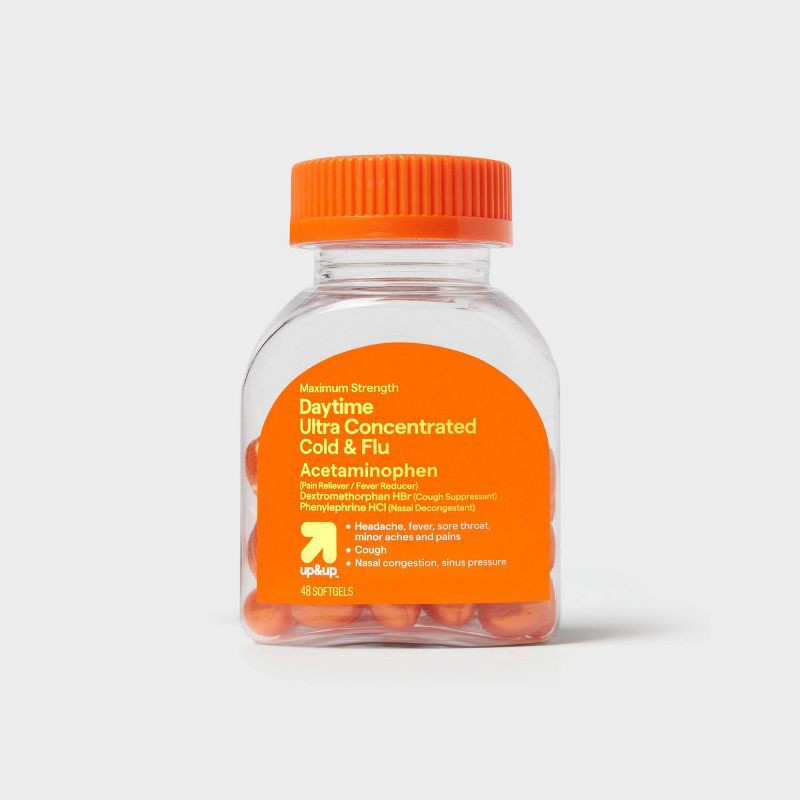 slide 5 of 5, Ultra Concentrated Flu Treatment Liquicaps - 48ct - up&up™, 48 ct