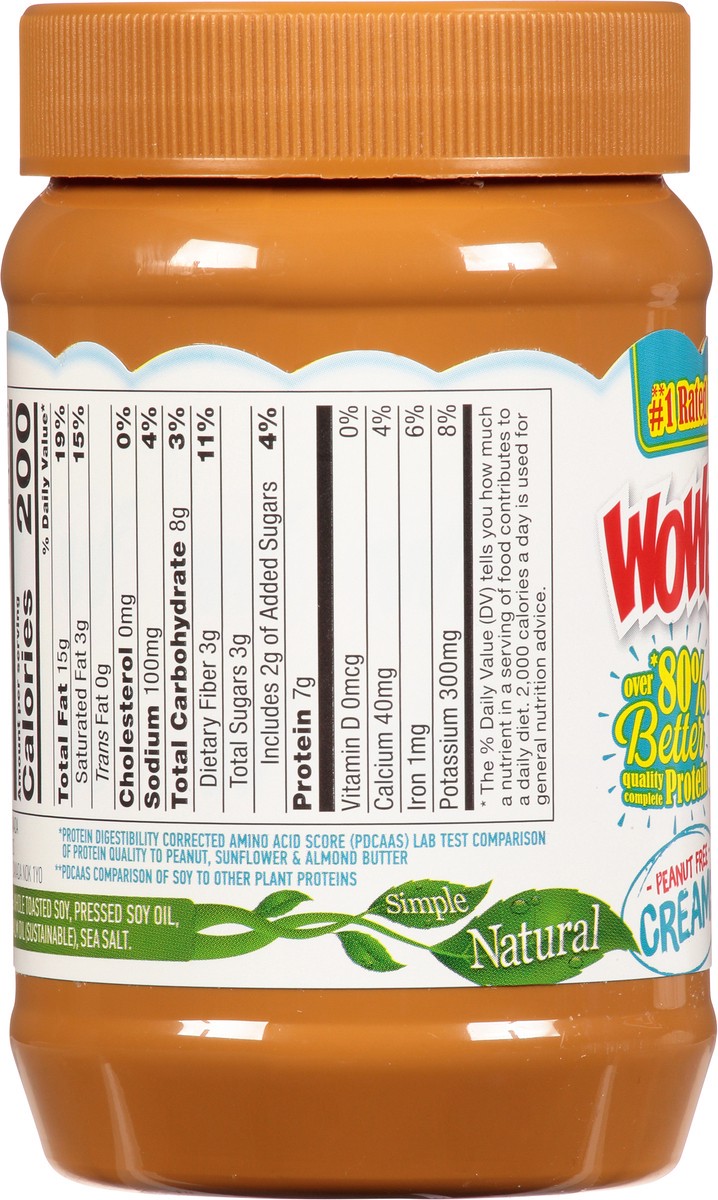 slide 4 of 9, WOWBUTTER Peanut Free Creamy Toasted Soybutter - 17.6 oz, 17.6 oz