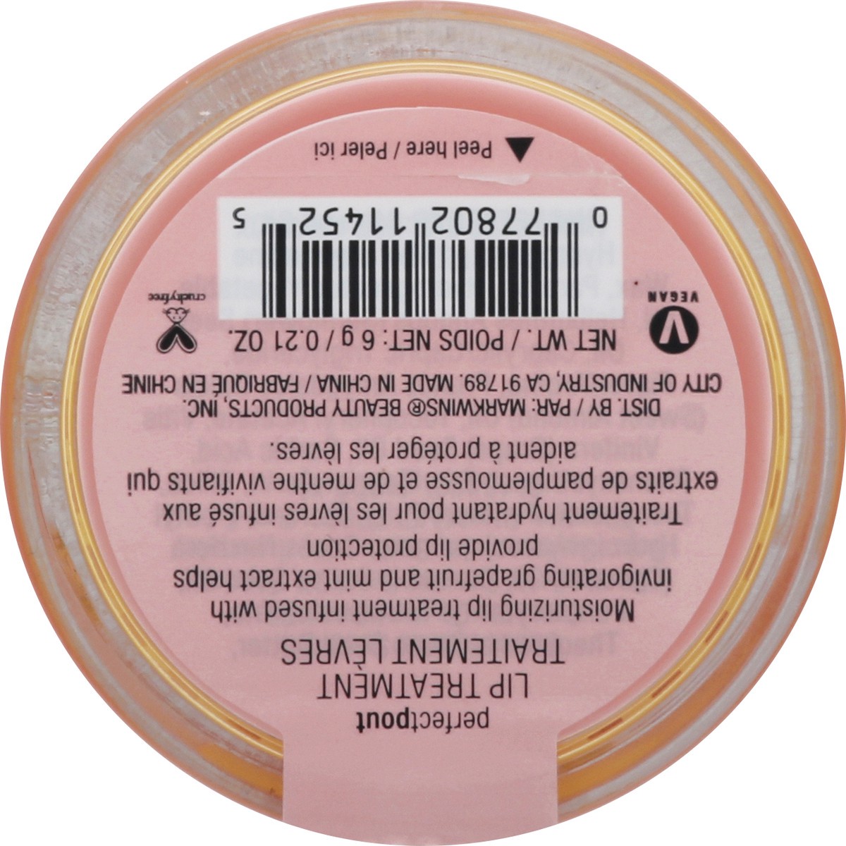 slide 10 of 12, wet n wild Grapefruit Mint Lip Treatment 6 gr, 6 gram