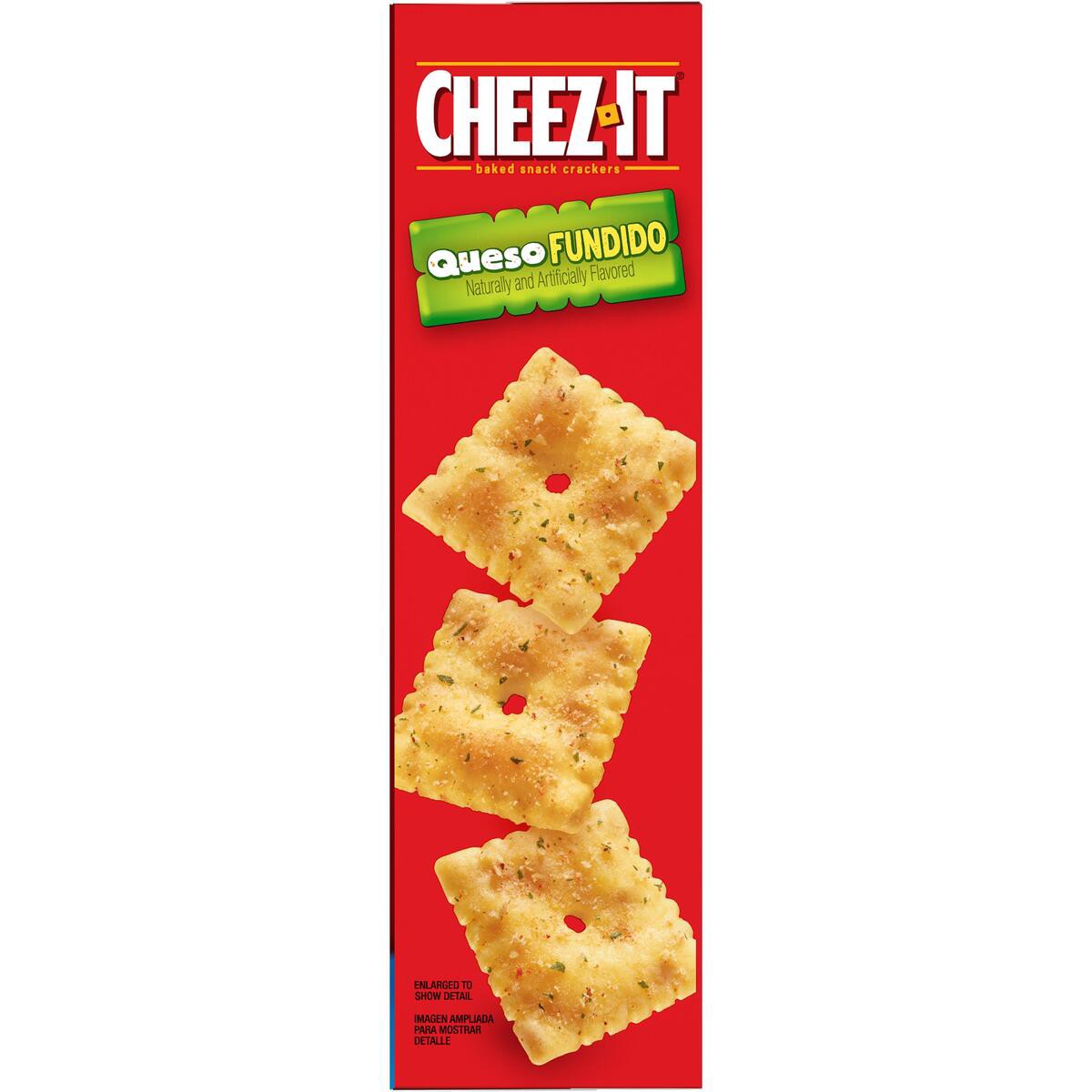 slide 6 of 9, Cheez-It Queso Fundido Baked Snack Crackers 12.4 oz, 12.4 oz