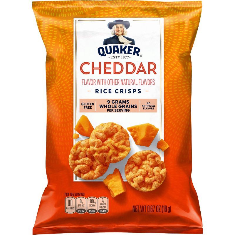 slide 5 of 7, Quaker Rice Crisp Savory - 0.67oz/15ct, 0.67 oz, 15 ct