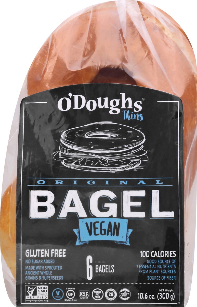 slide 4 of 10, O'Doughs O'doughs Original Gluten Free Bagel Thins, 10.58 oz