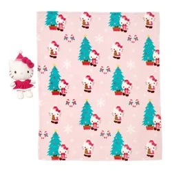 Hello Kitty Pillow and Throw