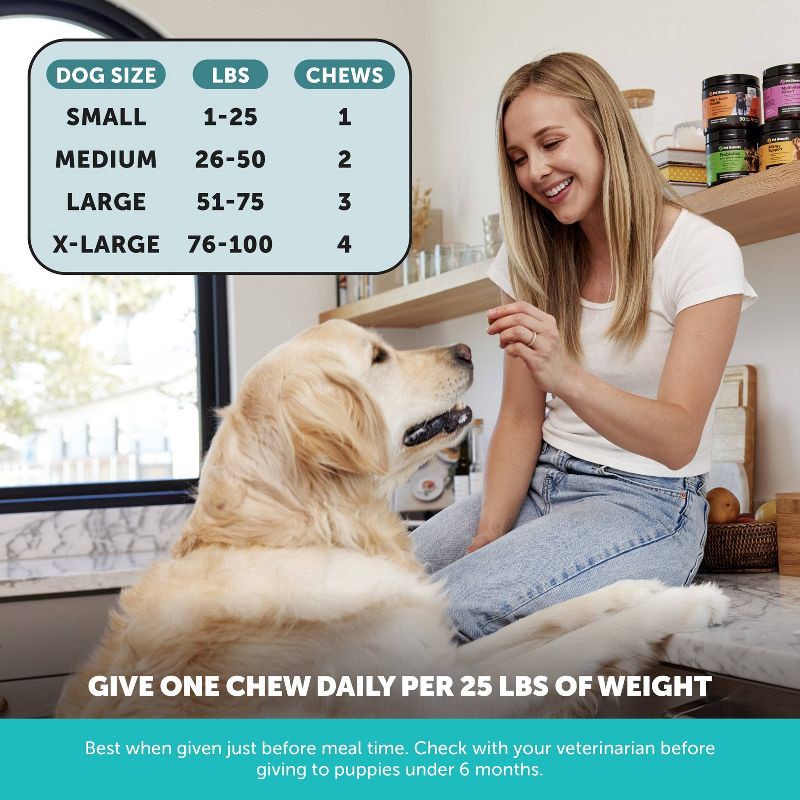 slide 5 of 10, Pet Honesty Hemp Calming Chicken Flavor Supplement for Dog - 60ct, 60 ct