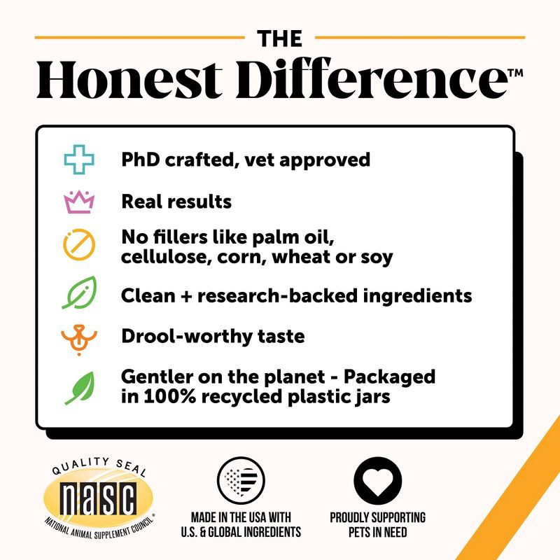 slide 7 of 10, Pet Honesty Allergy Support Peanut Butter Flavor Supplement for Dog - 60ct, 60 ct