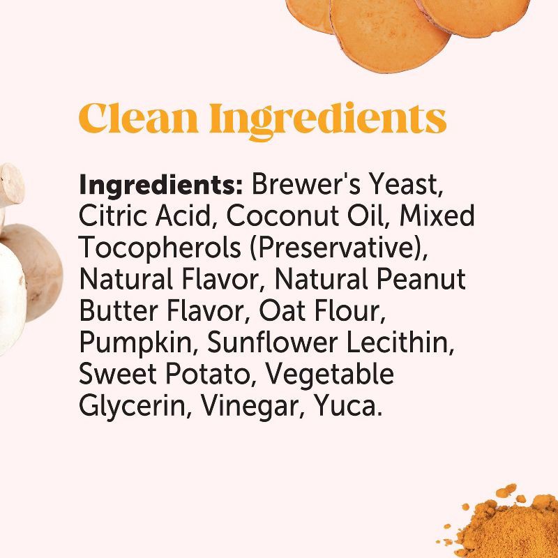 slide 10 of 10, Pet Honesty Allergy Support Peanut Butter Flavor Supplement for Dog - 60ct, 60 ct