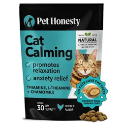 Pet Honesty Calming Supplement for Cat Chicken Flavor - 3.7oz
