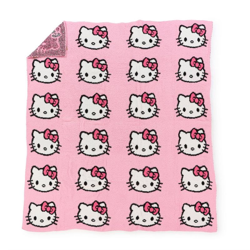 slide 4 of 4, Hello Kitty 50"x60" Feather Touch Blanket, 1 ct