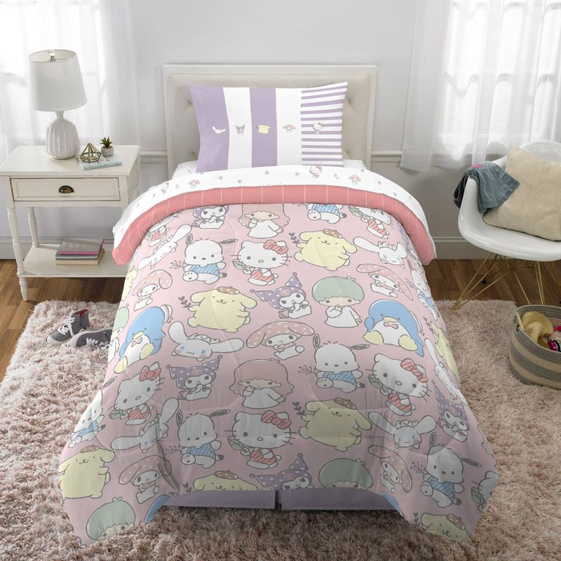 slide 3 of 5, Hello Kitty Twin Comforter, 1 ct