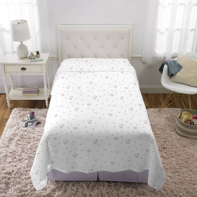 slide 3 of 8, Hello Kitty Kids' Twin Sheet Set, 1 ct