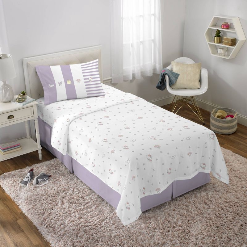 slide 1 of 8, Hello Kitty Kids' Twin Sheet Set, 1 ct