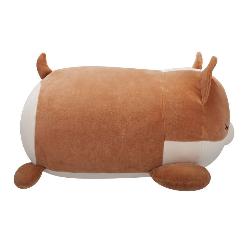 slide 5 of 10, Squishmallows 18" Large Plush Regina Brown and White Corgi Sleepamallows, 1 ct