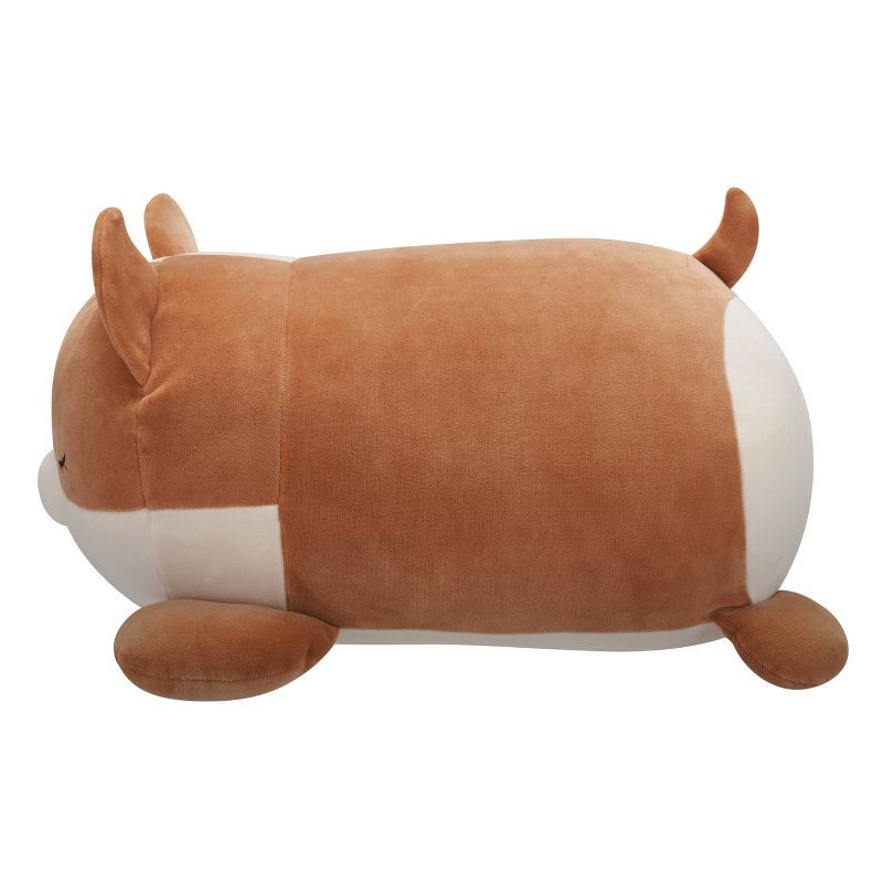 slide 6 of 10, Squishmallows 18" Large Plush Regina Brown and White Corgi Sleepamallows, 1 ct