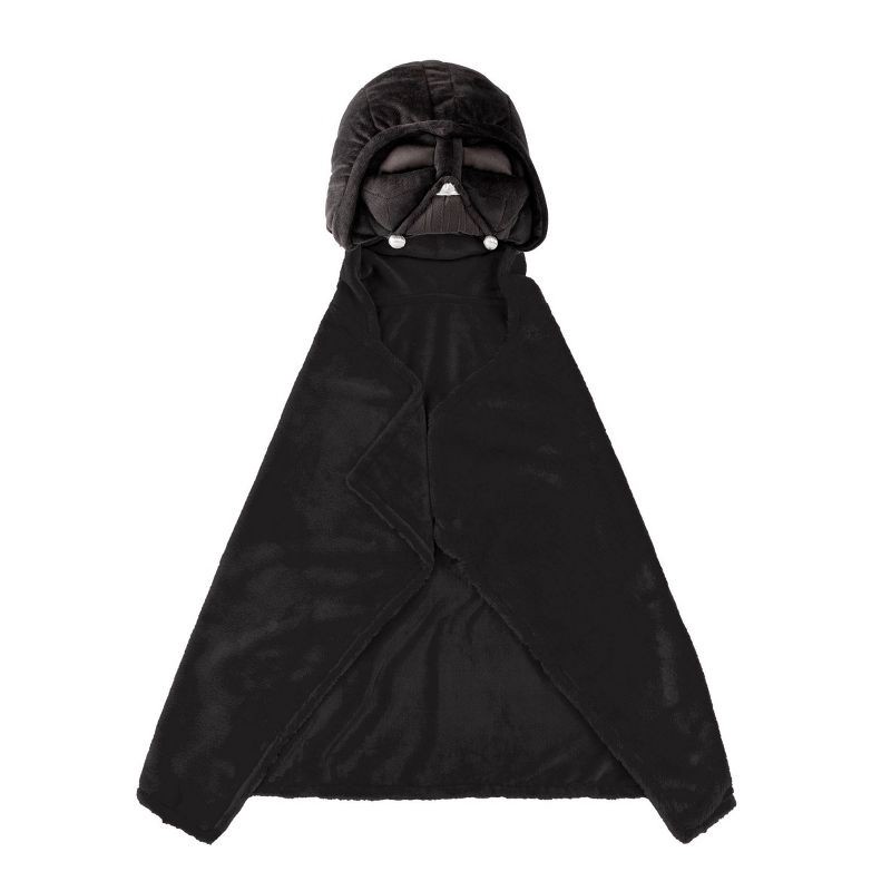 slide 2 of 5, Star Wars Darth Vader Hooded Blanket, 1 ct