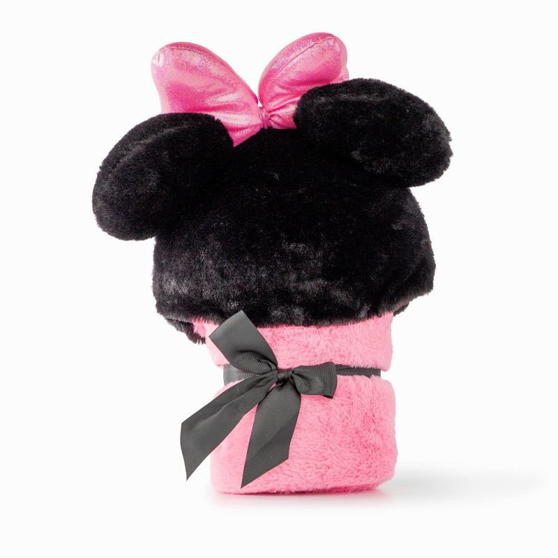 slide 2 of 2, Minnie Mouse Hooded blanket, 1 ct
