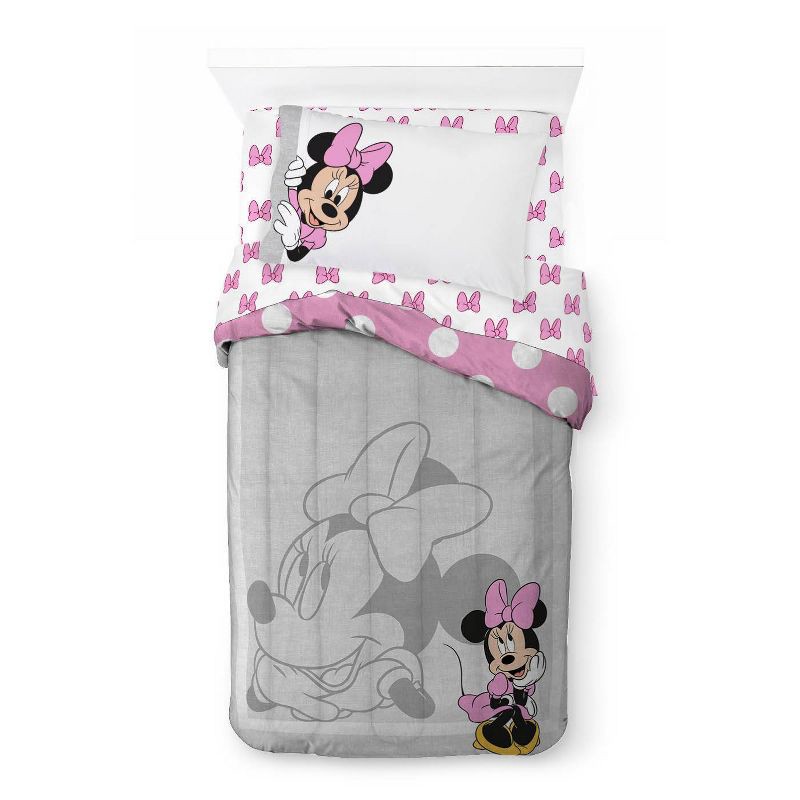 slide 2 of 4, Minnie Mouse Twin Comforter, 1 ct