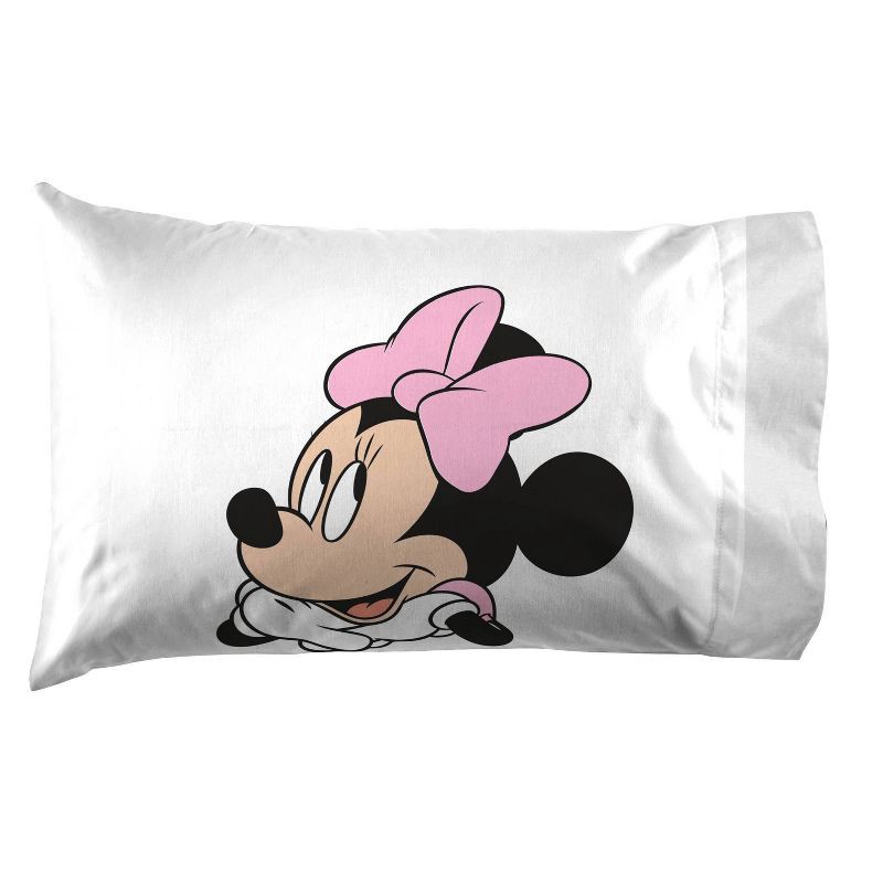 slide 3 of 3, Minnie Mouse Pillowcase, 1 ct