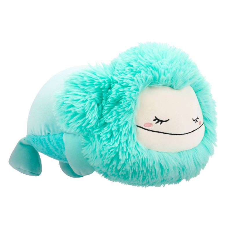 slide 3 of 11, Squishmallows 18" Large Plush Joelle Teal Bigfoot Sleepamallows, 1 ct