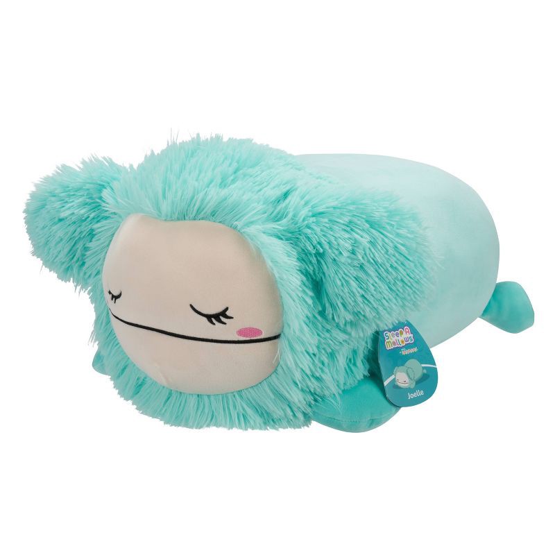 slide 7 of 11, Squishmallows 18" Large Plush Joelle Teal Bigfoot Sleepamallows, 1 ct