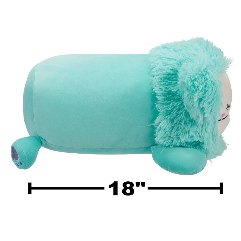 slide 9 of 11, Squishmallows 18" Large Plush Joelle Teal Bigfoot Sleepamallows, 1 ct