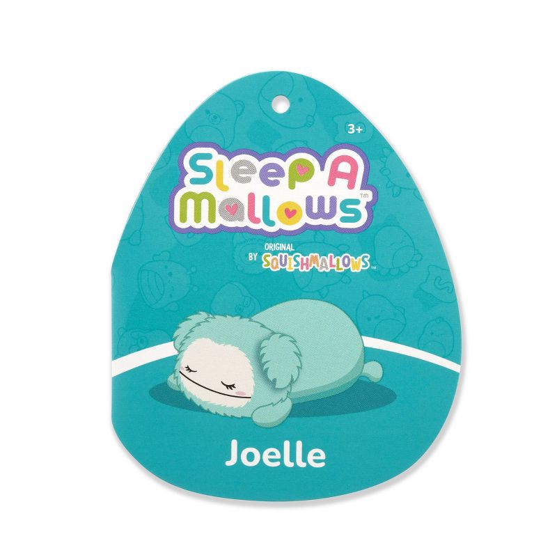 slide 10 of 11, Squishmallows 18" Large Plush Joelle Teal Bigfoot Sleepamallows, 1 ct