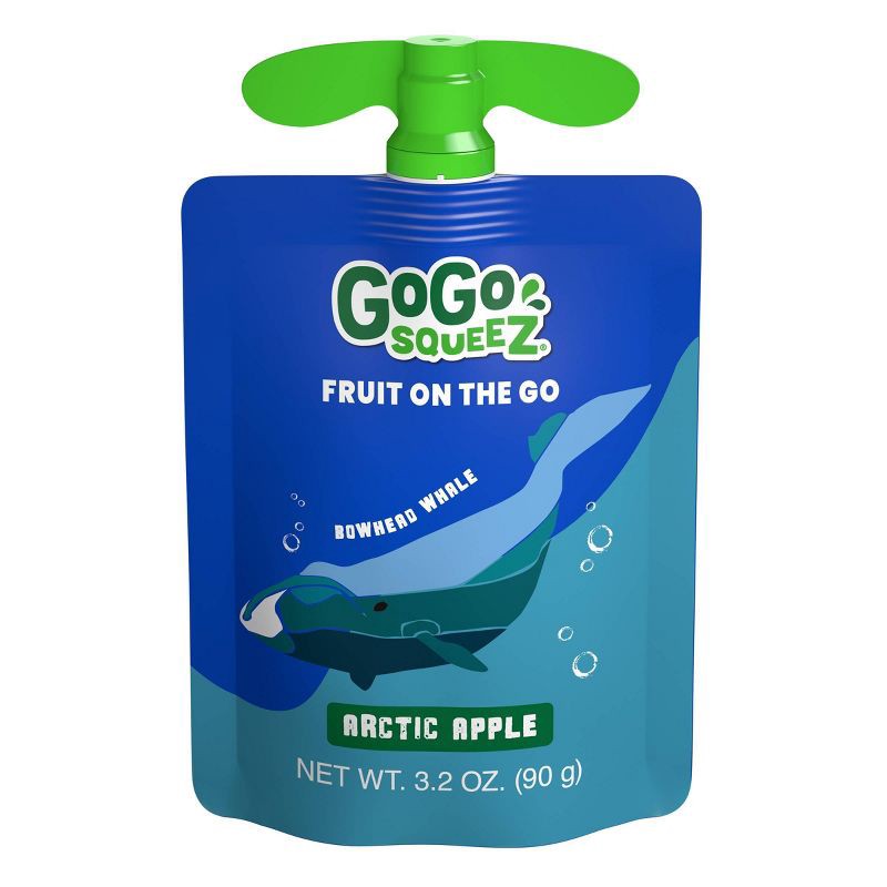 slide 2 of 10, GoGo squeeZ Applesauce and Fruit Puree Discovery Variety Pack, Arctic Apple and Glacier Grape Orange - 3.2oz/20ct, 3.2 oz, 20 ct