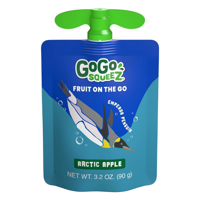 slide 3 of 10, GoGo squeeZ Applesauce and Fruit Puree Discovery Variety Pack, Arctic Apple and Glacier Grape Orange - 3.2oz/20ct, 3.2 oz, 20 ct