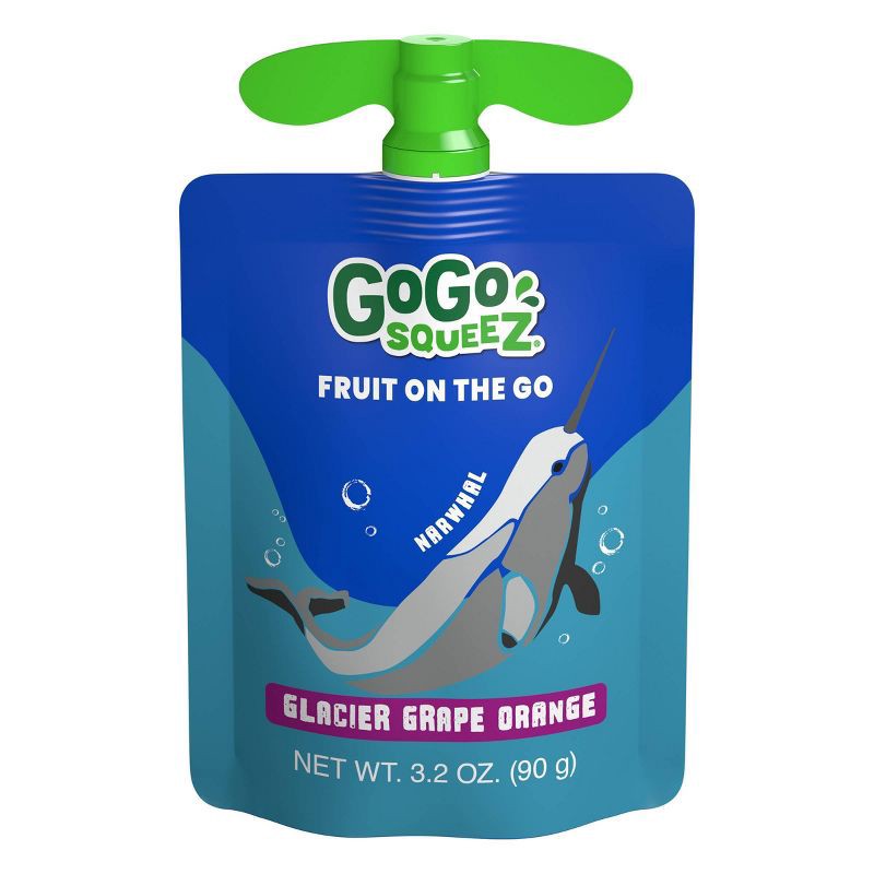 slide 4 of 10, GoGo squeeZ Applesauce and Fruit Puree Discovery Variety Pack, Arctic Apple and Glacier Grape Orange - 3.2oz/20ct, 3.2 oz, 20 ct