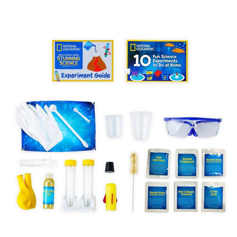 slide 3 of 4, National Geographic Stunning Component Science Chemistry Set: Activity Guide & Educational Focus on Grades 1-10, 1 ct