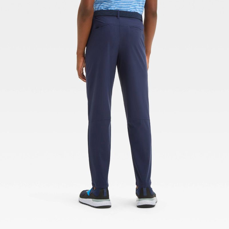 slide 2 of 3, Boys' Golf Pants - All In Motion™ Navy Blue 12: Moisture Wicking, Quick Dry, Adjustable Waistband, 1 ct