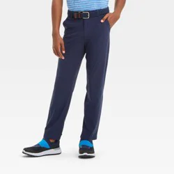 Boys' Golf Pants - All In Motion™ Navy Blue 12: Moisture Wicking, Quick Dry, Adjustable Waistband