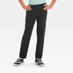 Boys' Golf Pants - All In Motion™ Black 6: Moisture Wicking, Quick Drying, Adjustable Waistband, Stretch, Machine Washable
