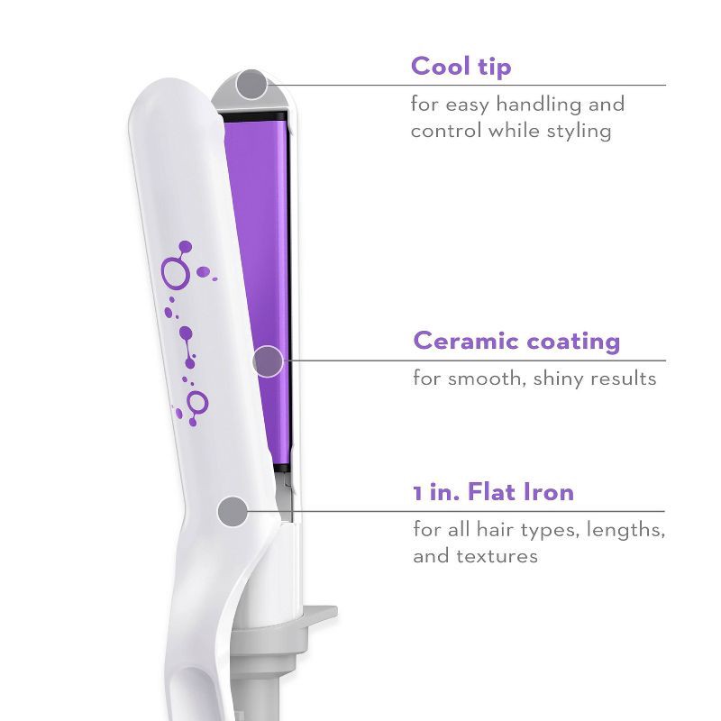 slide 4 of 15, Style Chemistry by Conair Flat Iron Attachment - 1", 1 ct