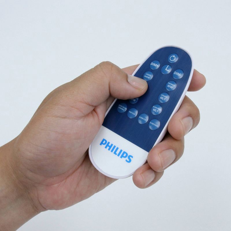 slide 9 of 10, Philips 7.5' Twinkle Tree Pre-lit Balsam Fir Artificial Christmas Tree with 2000 Multifunction, Dual Color LED Lights, Remote Control, and Dimmer, 1 ct