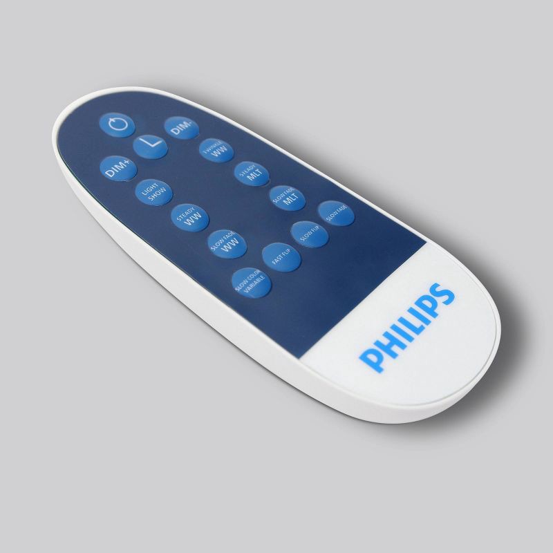 slide 8 of 10, Philips 7.5' Twinkle Tree Pre-lit Balsam Fir Artificial Christmas Tree with 2000 Multifunction, Dual Color LED Lights, Remote Control, and Dimmer, 1 ct